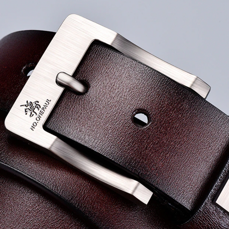 Cinto de Couro Masculino Premium – Firmeza, Estilo e Durabilidade