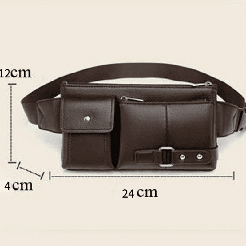 Pochete Masculina em Couro – Estilo, Liberdade e Organização no Movimento