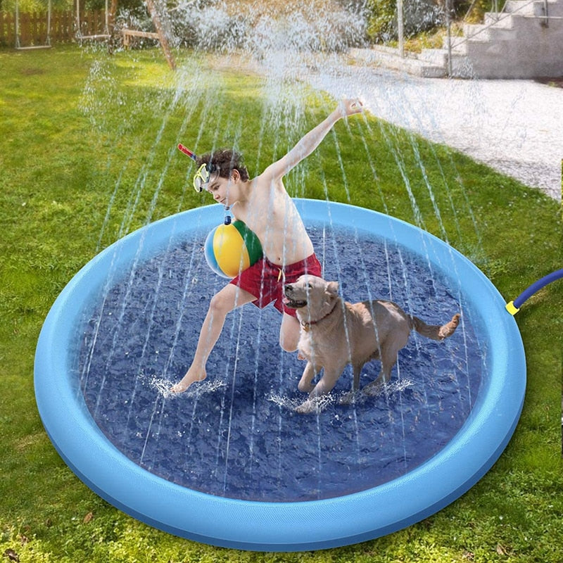 Piscina Inflável para Pets – Diversão Refrescante com Liberdade e Segurança