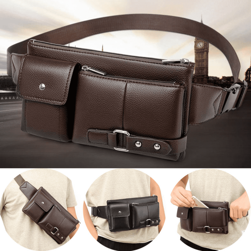 Pochete Masculina em Couro – Estilo, Liberdade e Organização no Movimento