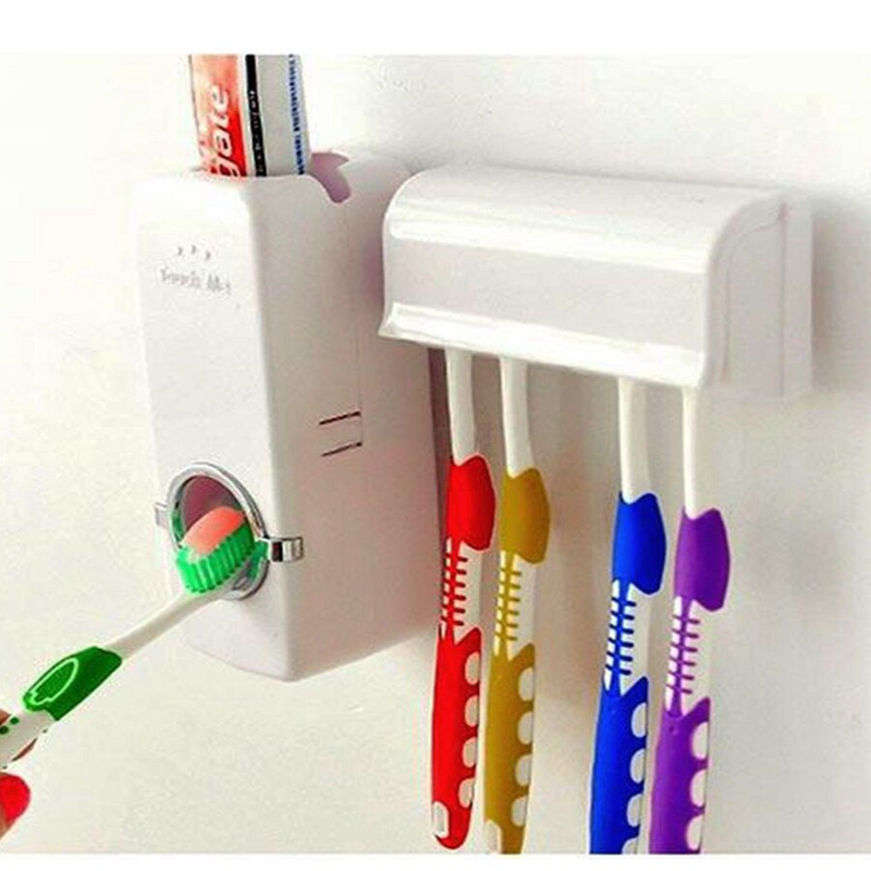 Suporte Inteligente para Escovas com Organização e Praticidade- Dispenser Max
