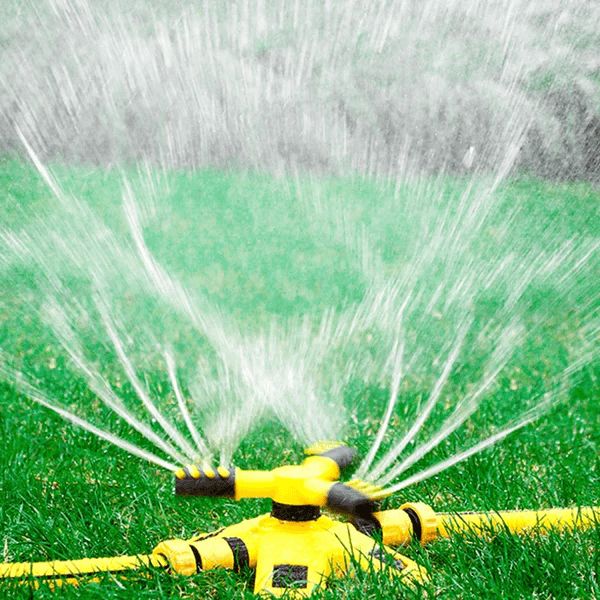 EcoChuva 360° – Irrigador Automático para jardim com Giro Inteligente e Presença