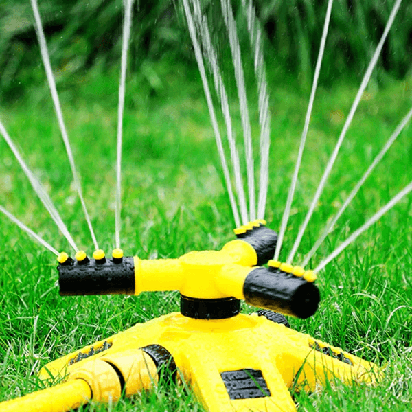 EcoChuva 360° – Irrigador Automático para jardim com Giro Inteligente e Presença