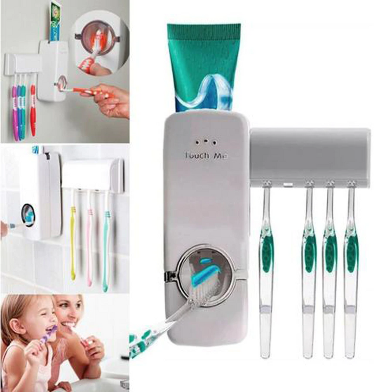 Suporte Inteligente para Escovas com Organização e Praticidade- Dispenser Max