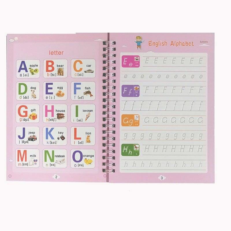 Caderno de Caligrafia Reutilizável – Aprenda, Apague, Evolua